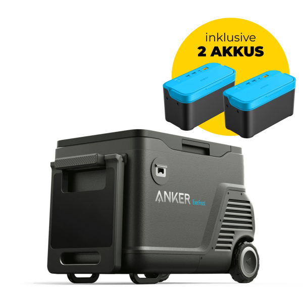 Anker EverFrost Akku-Kühlbox 40 | 43 L, 2x 299 Wh Akku, Solar